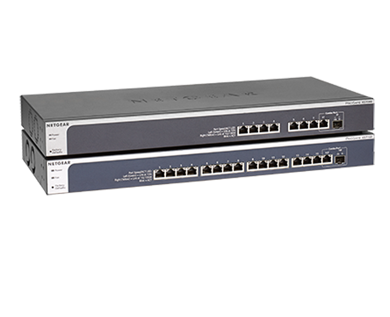 NETGEAR ProSAFE Gigabit Web Managed Plus Switches Series